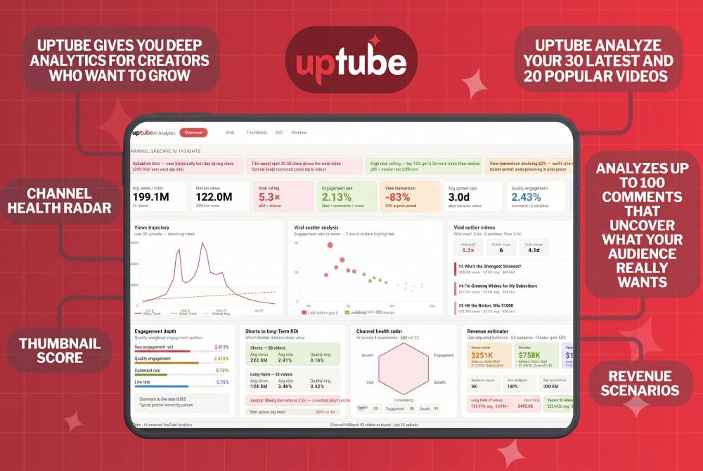 Uptube screenshot