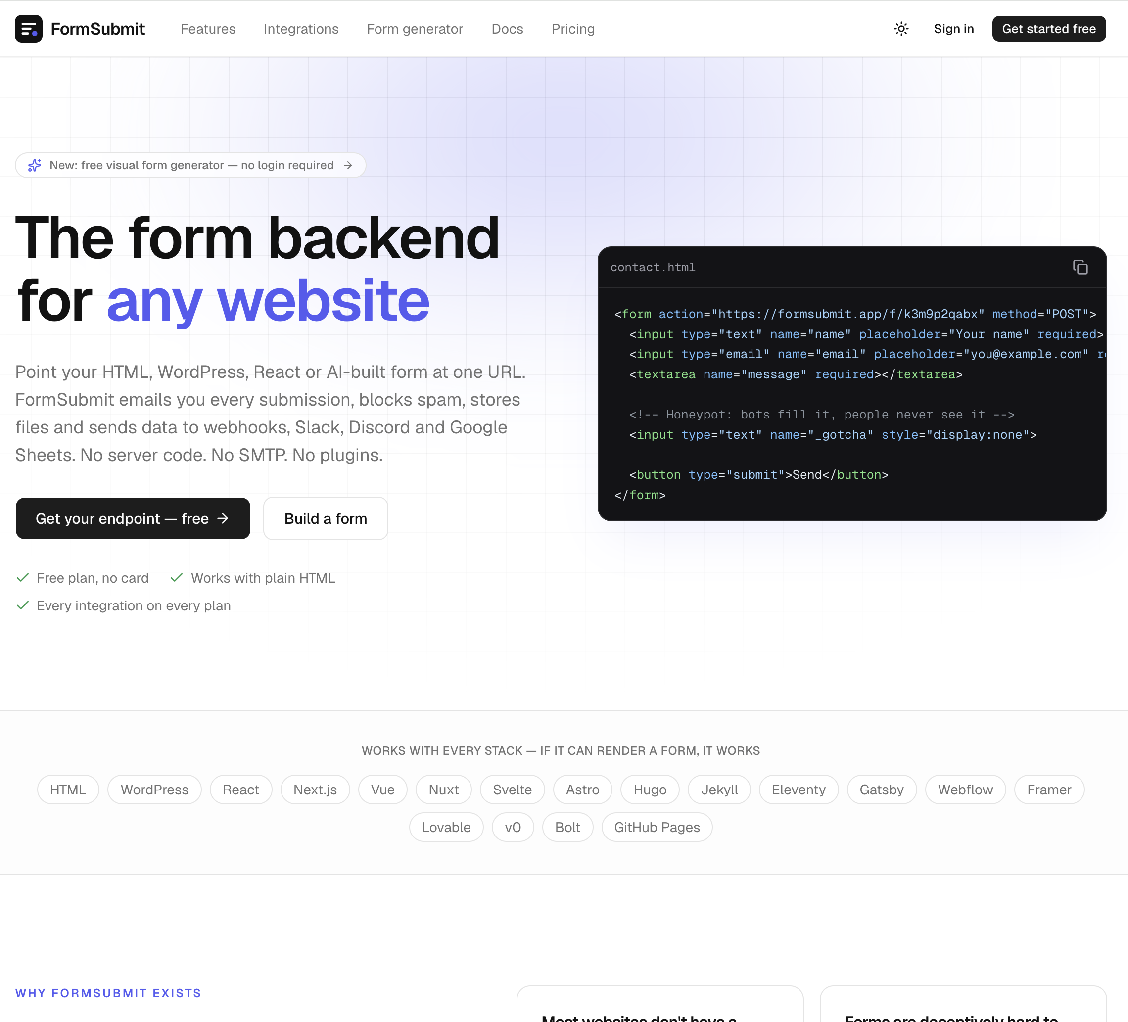 FormSubmit.App screenshot