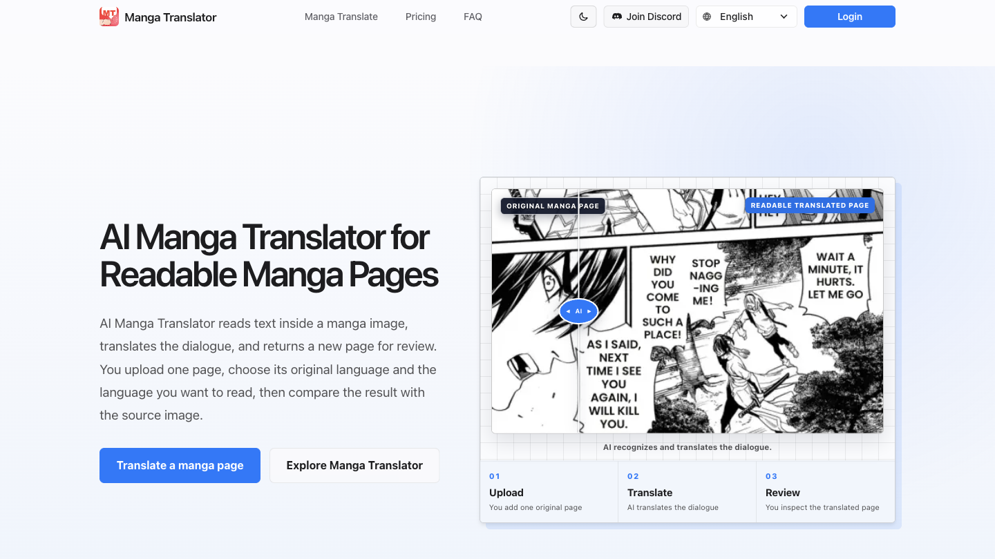 Manhwa Translator screenshot